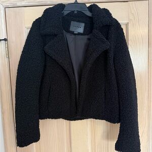 Blank NYC Black Sherpa Jacket